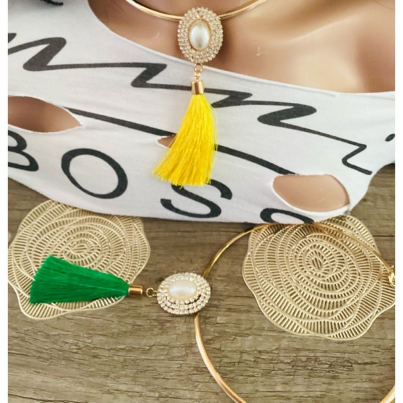 ❤️❤️3pcs Beautiful choker necklace pearl pendant drop - Picture 9 of 12